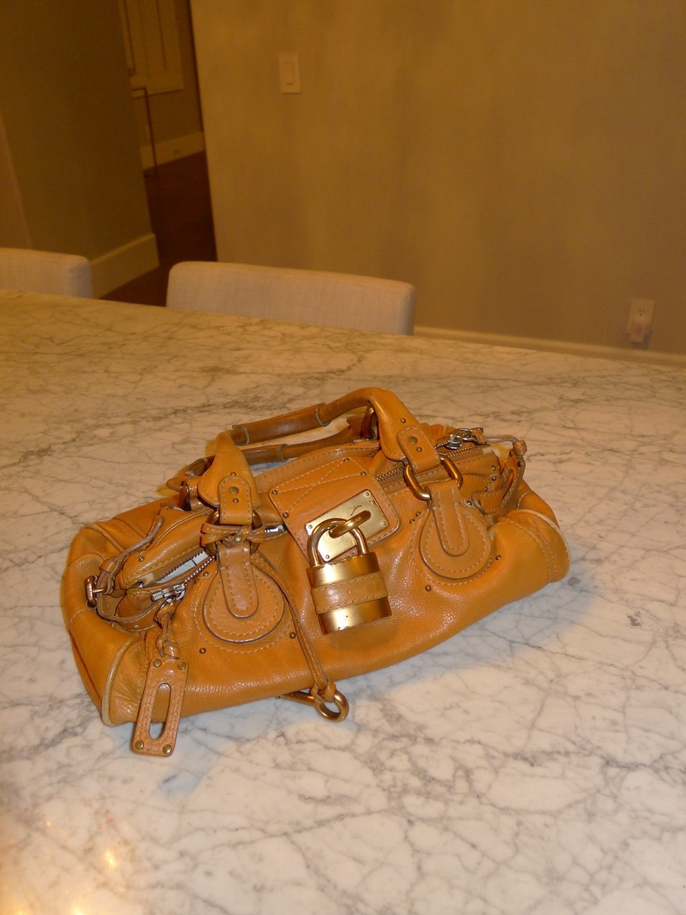 Vintage Chloé Paddington Bag ✶ Tan Leather